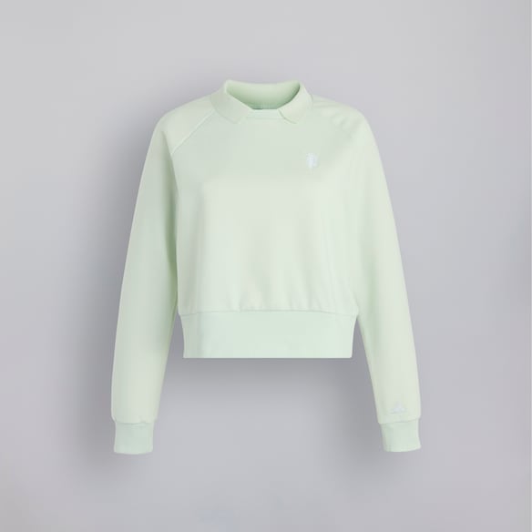 Manchester United x adidas Womens Golf Go-To Sweatshirt Green Grün