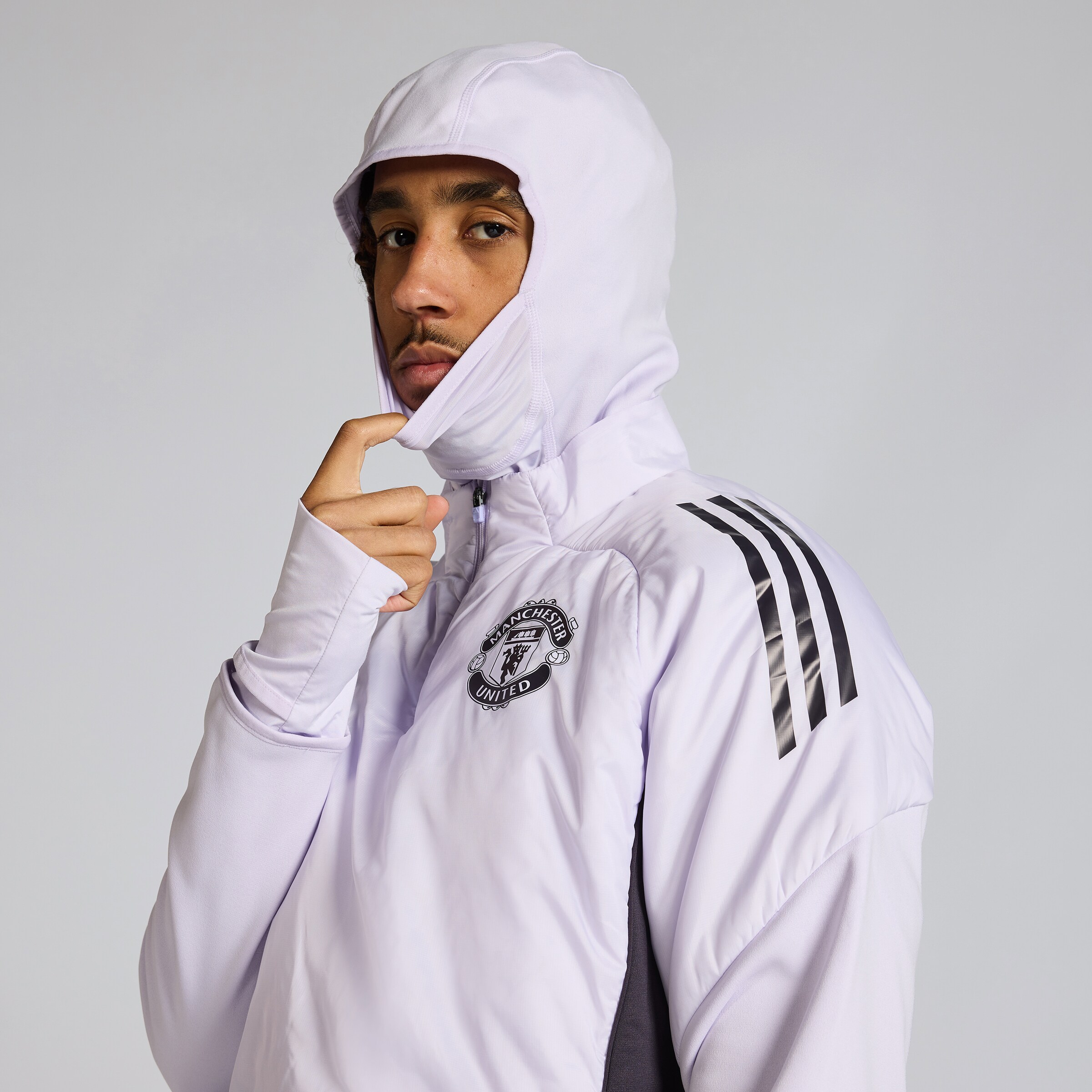 Manchester United Tiro 25 Competition Winterized Top Purple Detail [5-5]