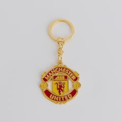 Manchester United Crest Keyring Red