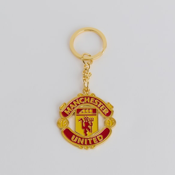 Manchester United Wappen-Schlüsselanhänger Rot Multi