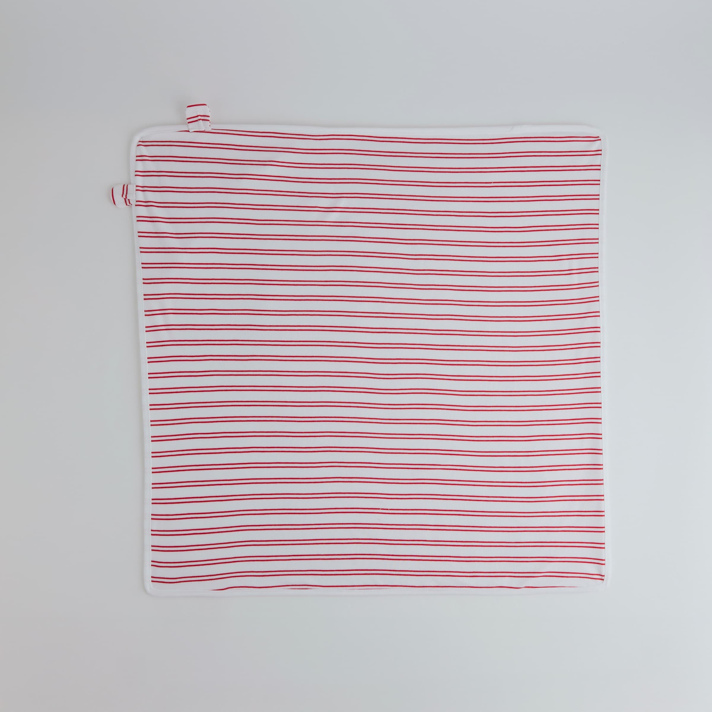 Manchester United Baby Stripe Hooded Towel with Devil Horns White Blanc Détail [2-4]