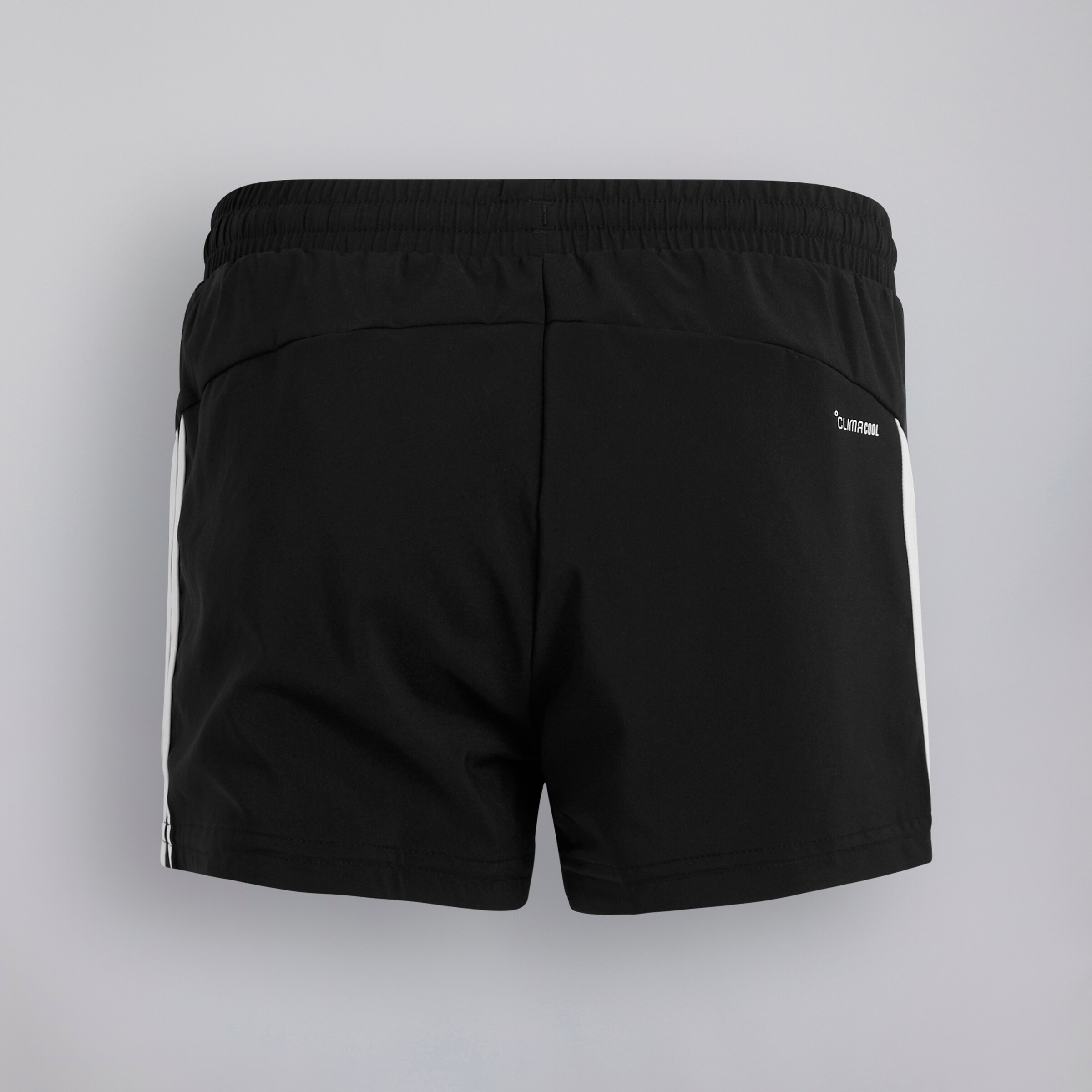 Manchester United x adidas Kids Essentials Training CLIMACOOL Shorts Black Black Detail [2-2]