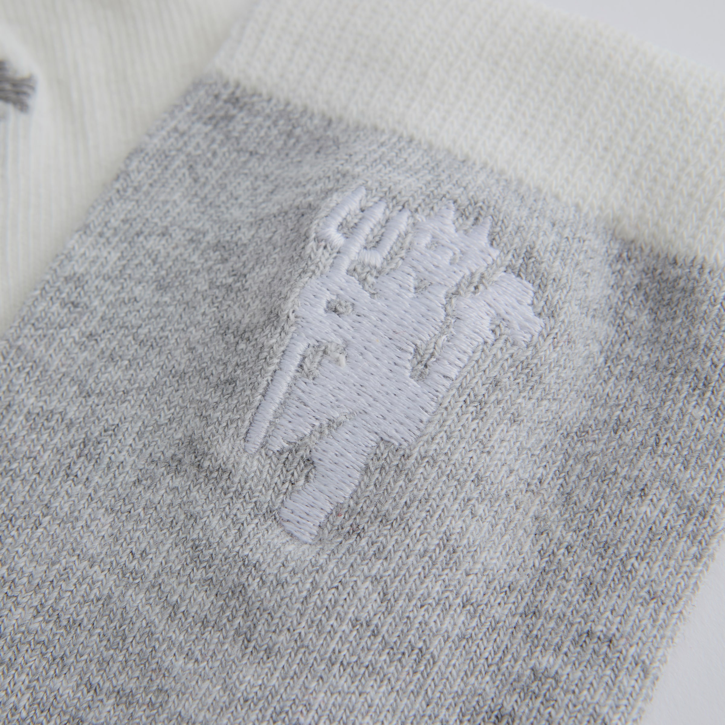 Manchester United Devil Logo Socks 2 Pack Multi Detail [4-4]