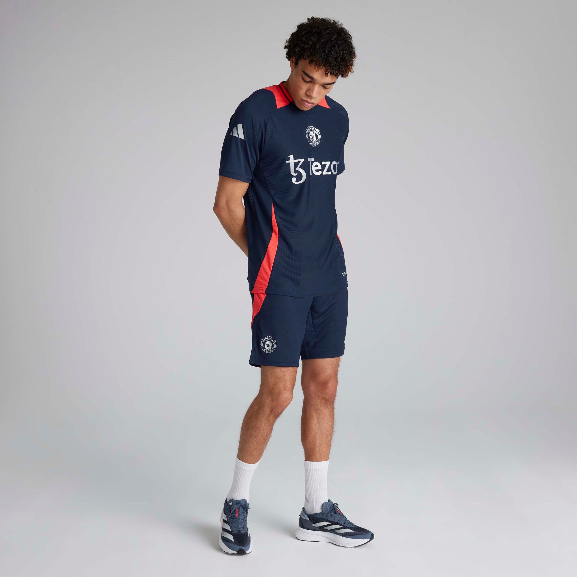 曼联 Tiro 24 专业训练短裤 海军蓝 蓝色 细节 [3-5]