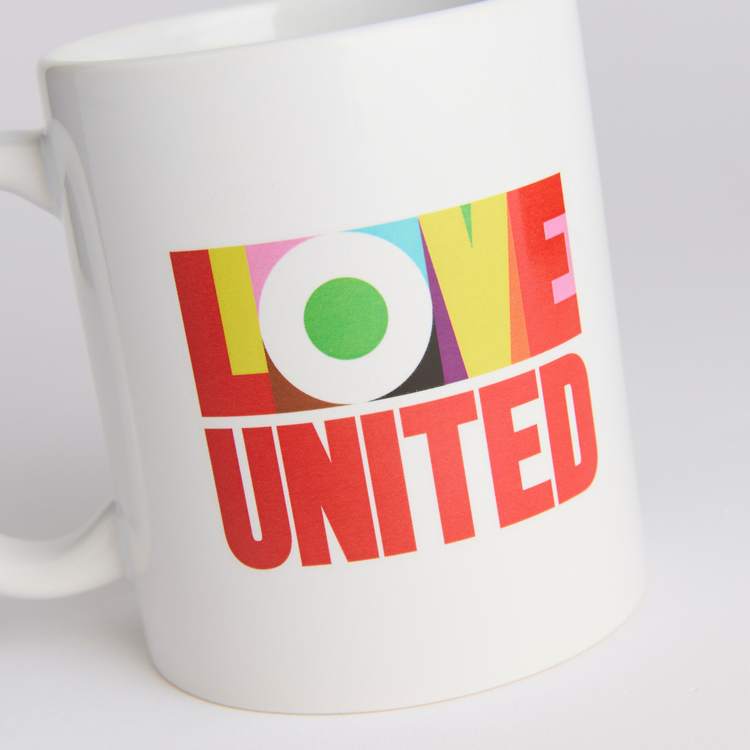 Manchester United Love United Mug White White Detail [4-4]