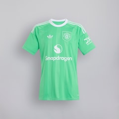 Manchester United 25/26 Third Kids Goalkeeper Jersey Green