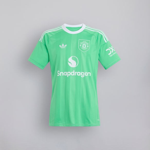 Manchester United 25/26 Third Kids Goalkeeper Jersey Green Green