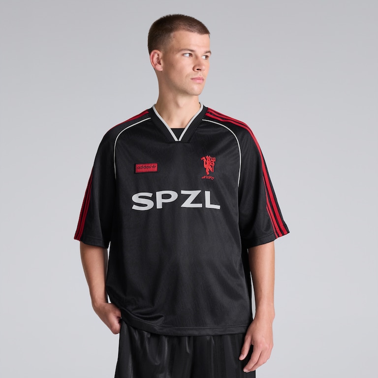 Manchester United x adidas SPZL FC T-Shirt Black