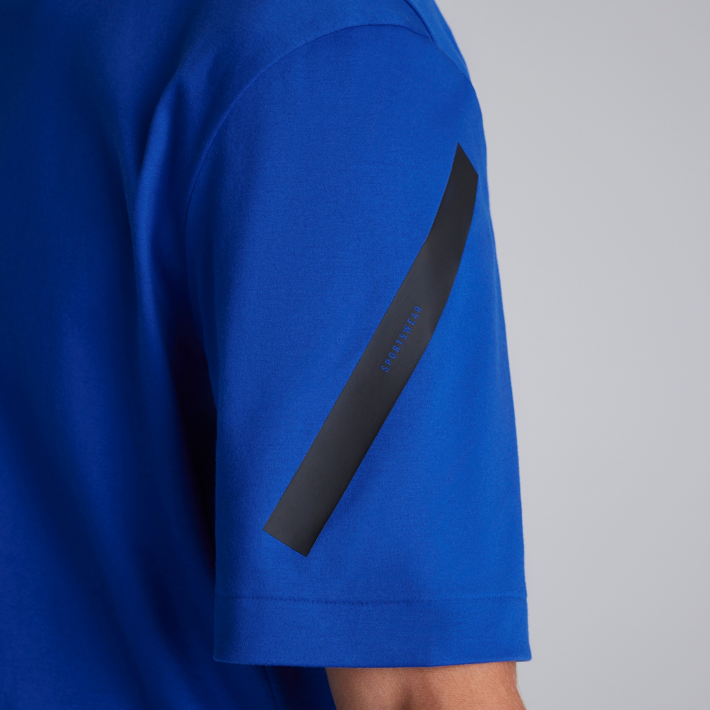 Manchester United x adidas T-shirt Z.N.E. Bleu Bleu Détail [5-5]