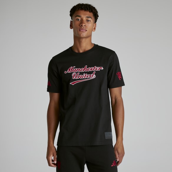 Manchester United x adidas US Pack T-Shirt Black Black