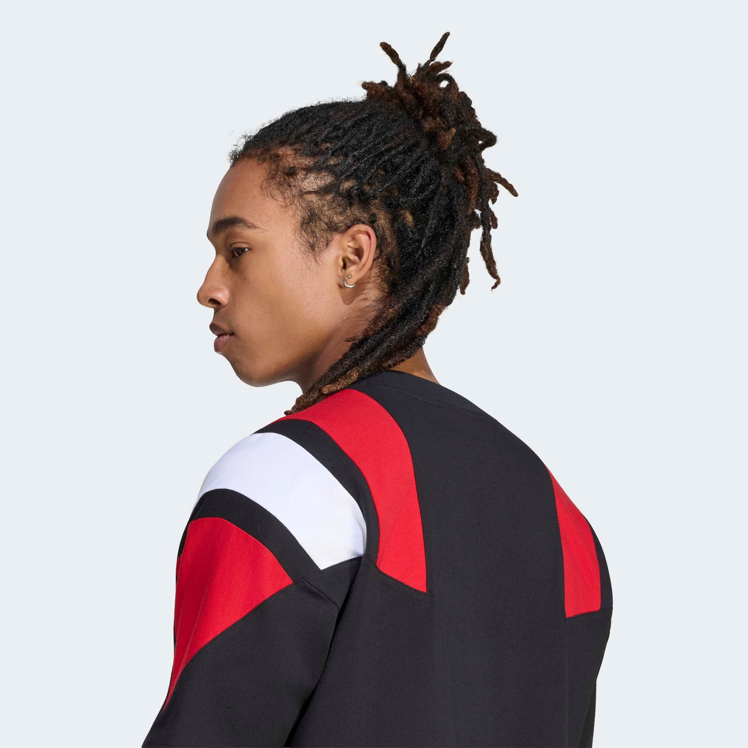 Manchester United x adidas EQT T-Shirt Black Black Detail [6-6]