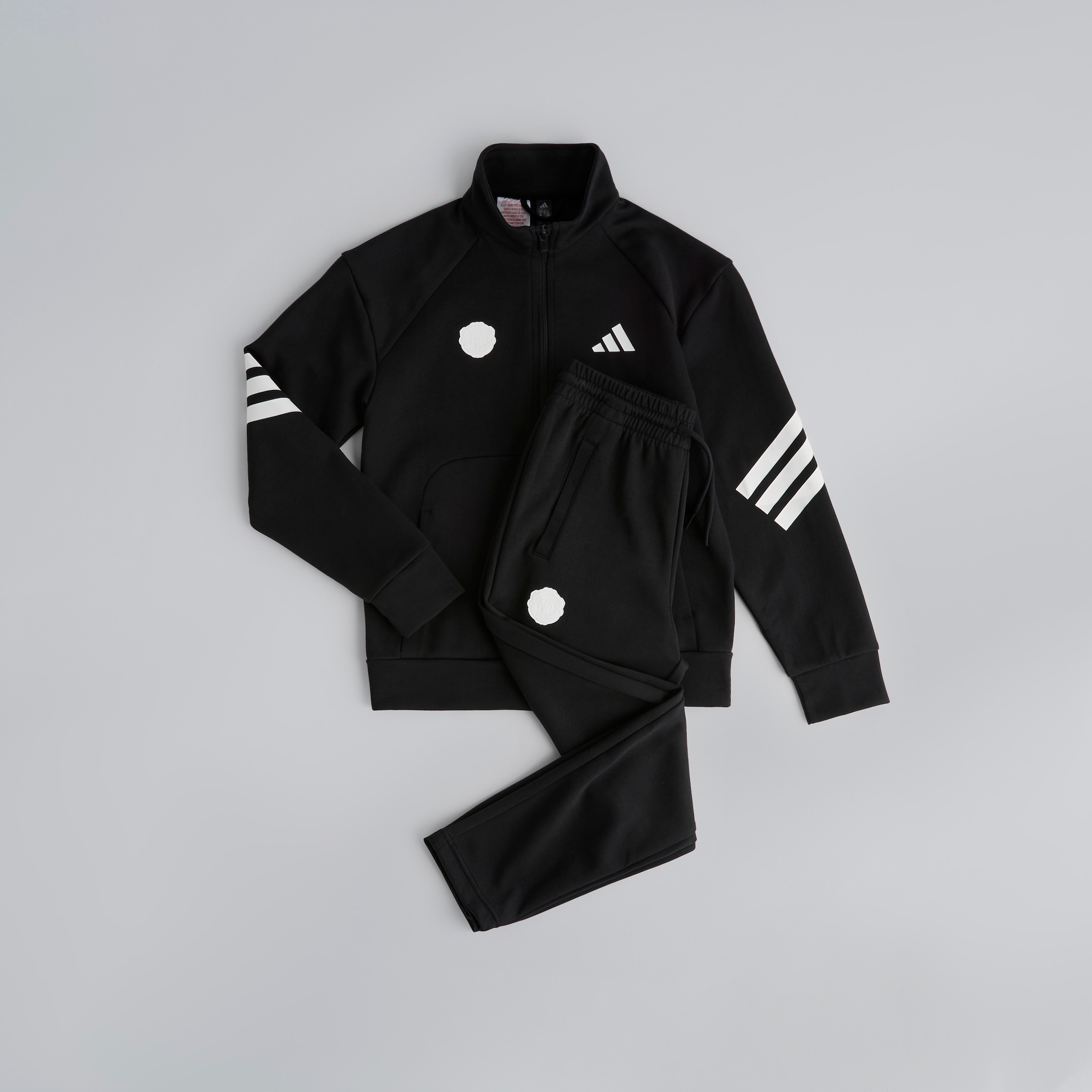 Manchester United x adidas Kids Future Icons Tracksuit Black Black