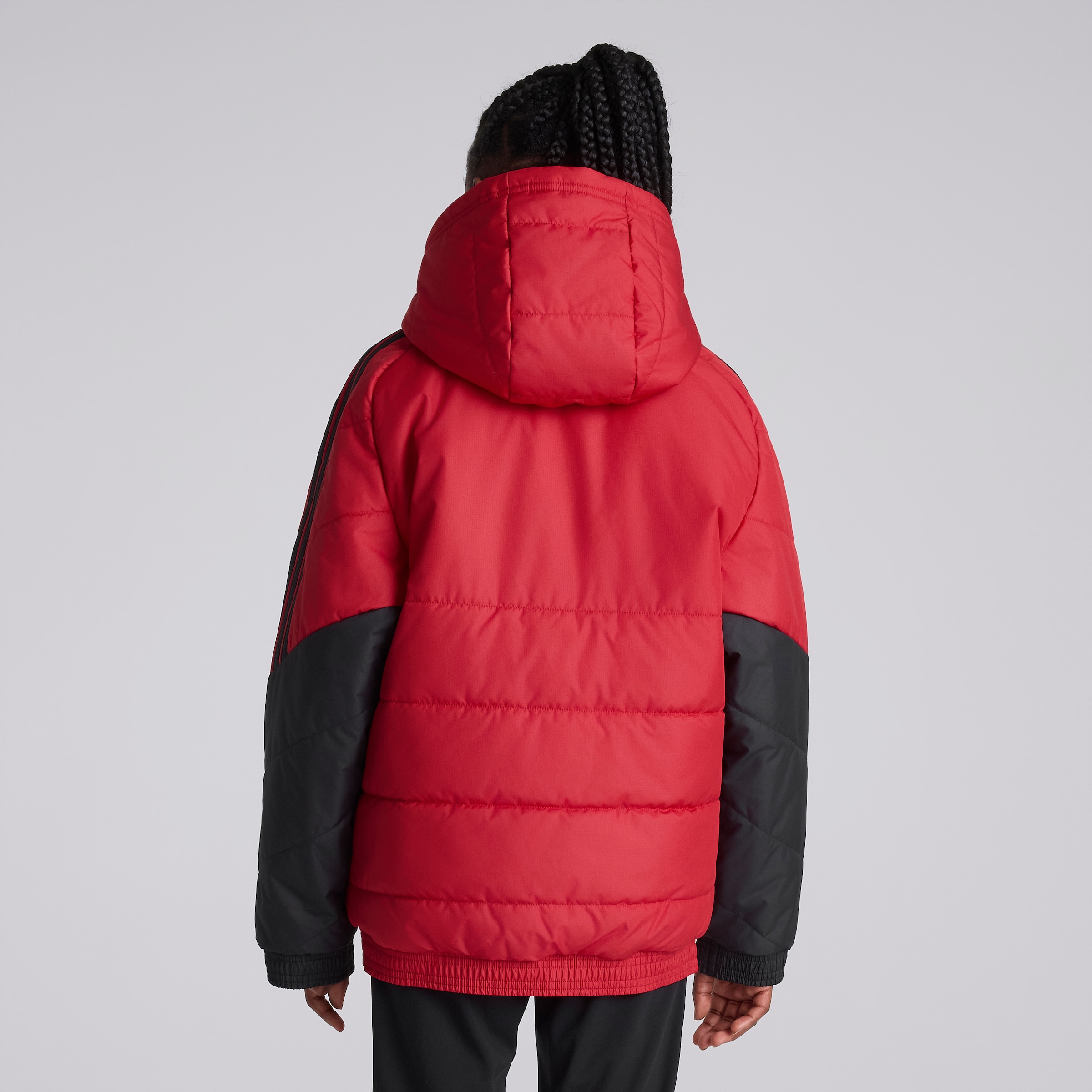 Manchester United Kids 26/27 Training Tiro Winter Jacket Red Red Detail [2-6]