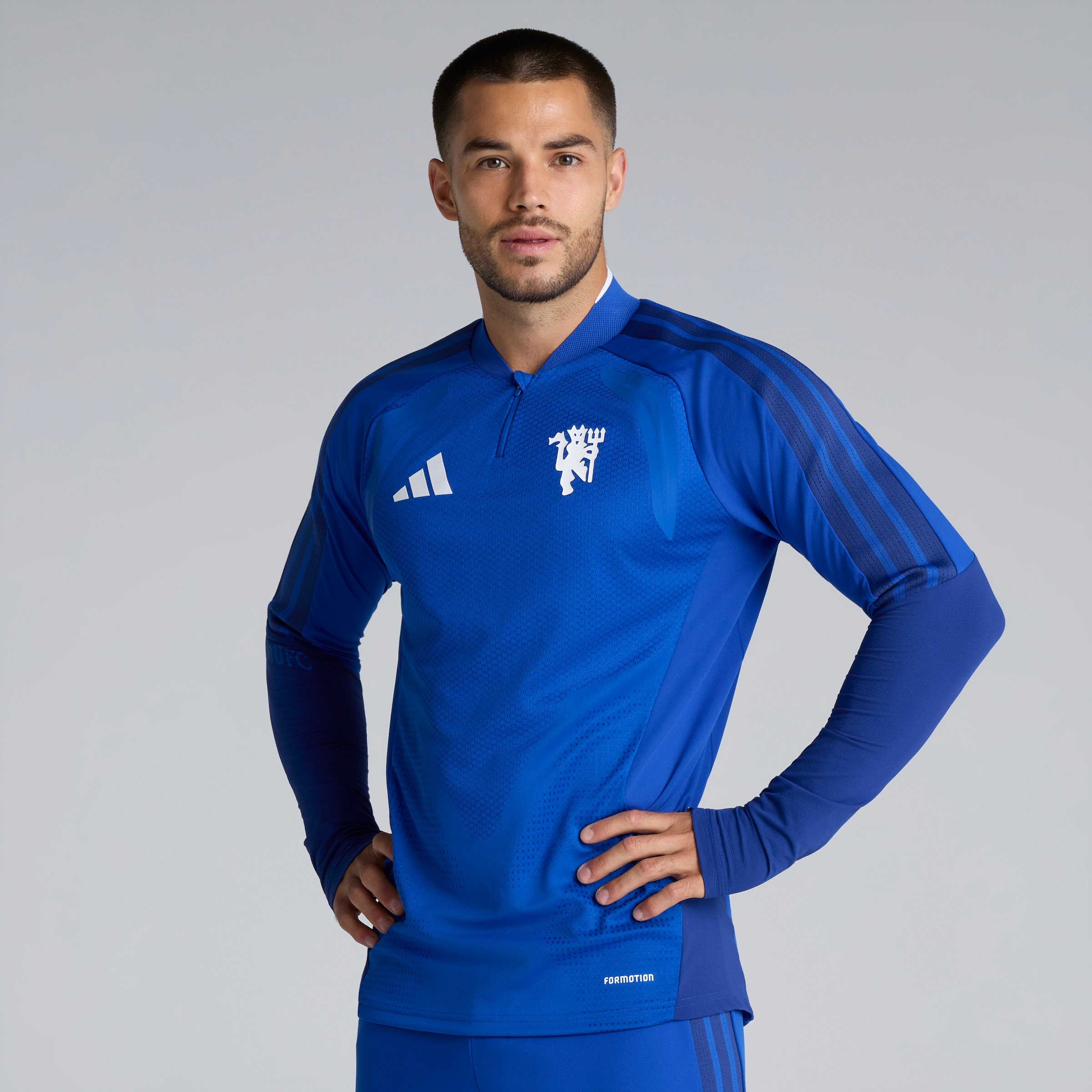 Manchester United 26/27 Cup Training Tiro Authentic Top Blue 蓝色
