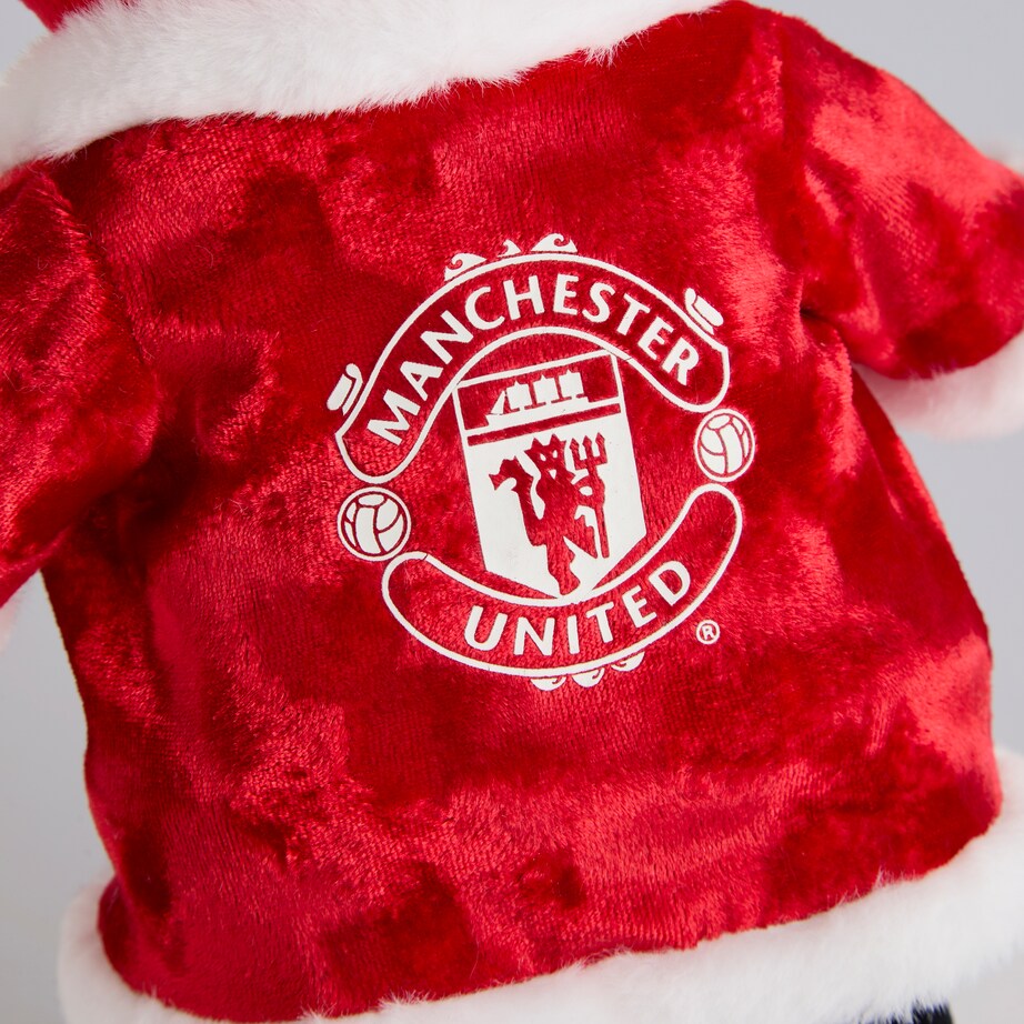 Manchester United FC Official Christmas Stocking – Supersoft, Red/White, 43cm X 25cm, With Hanger