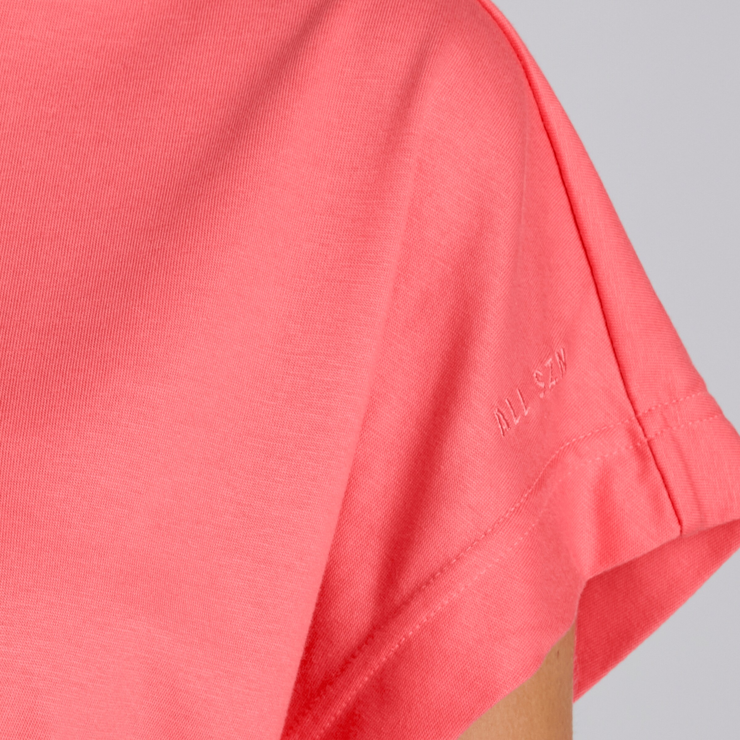 Manchester United x adidas Womens ALL SZN T-Shirt Pink Rose Détail [5-5]