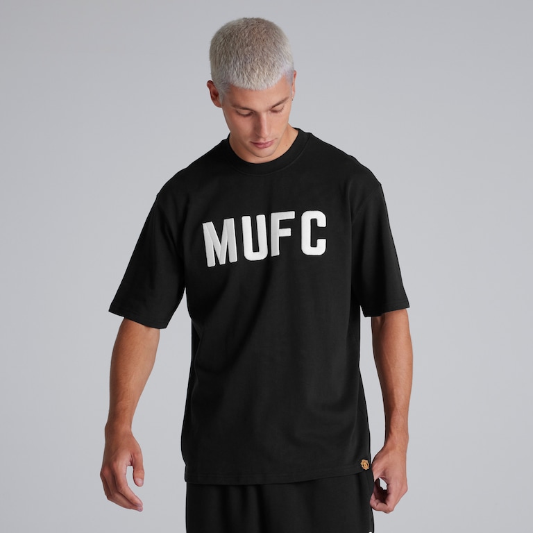Manchester United Mens MUFC T-Shirt Black