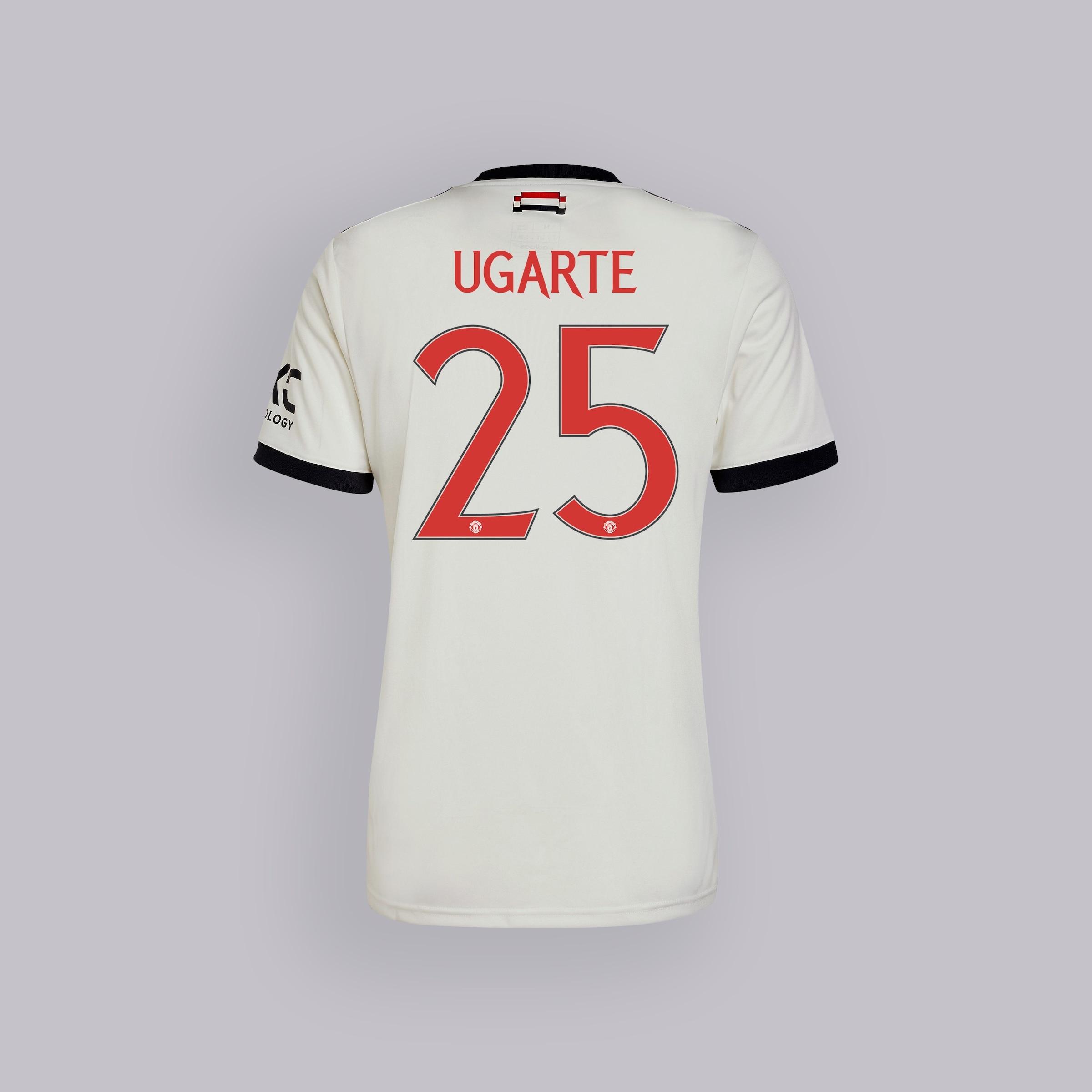 Manchester United 24/25 Third Jersey with Ugarte 25 Cup Printing White