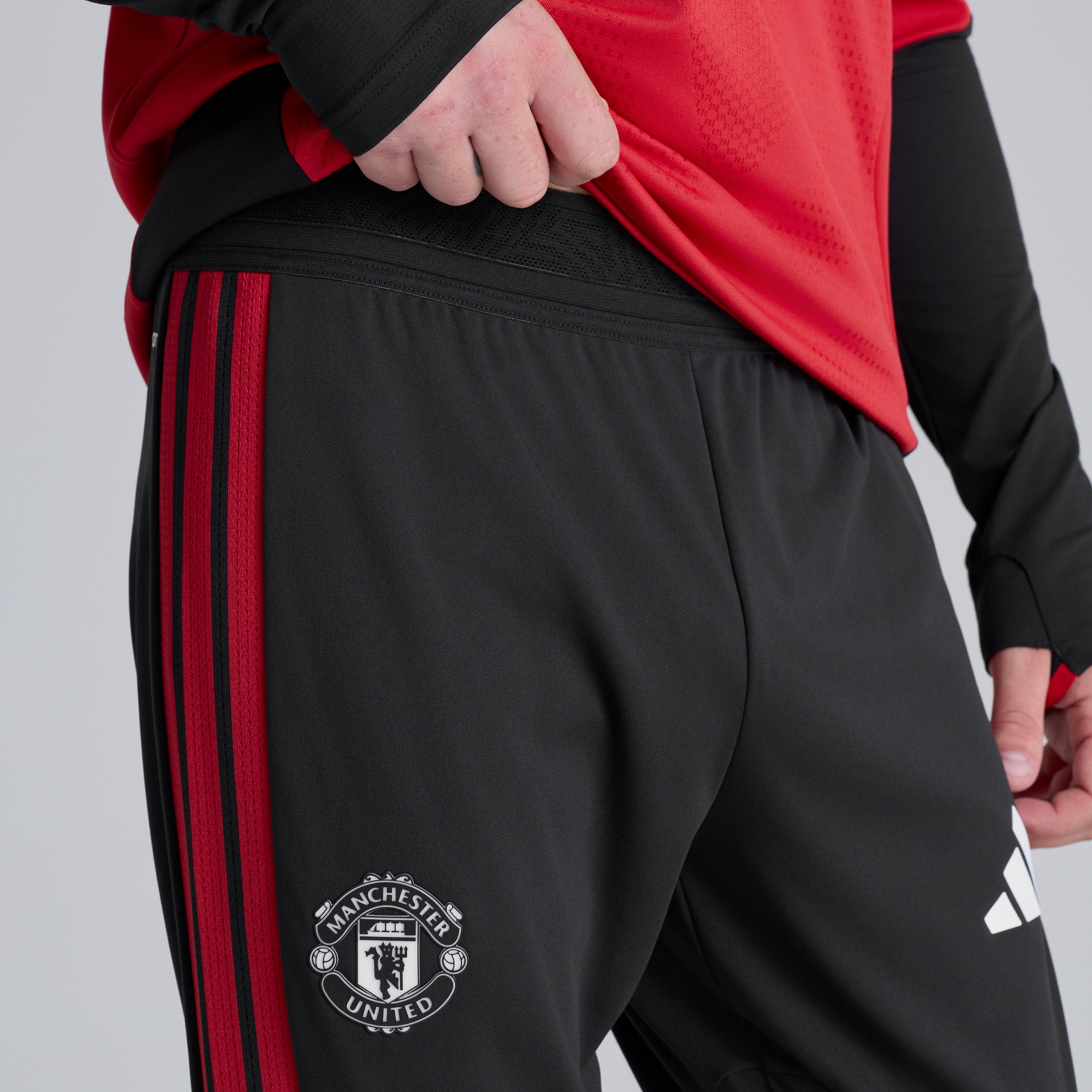 Manchester United 26/27 Training Tiro Authentic Pants Black Black Detail [5-6]