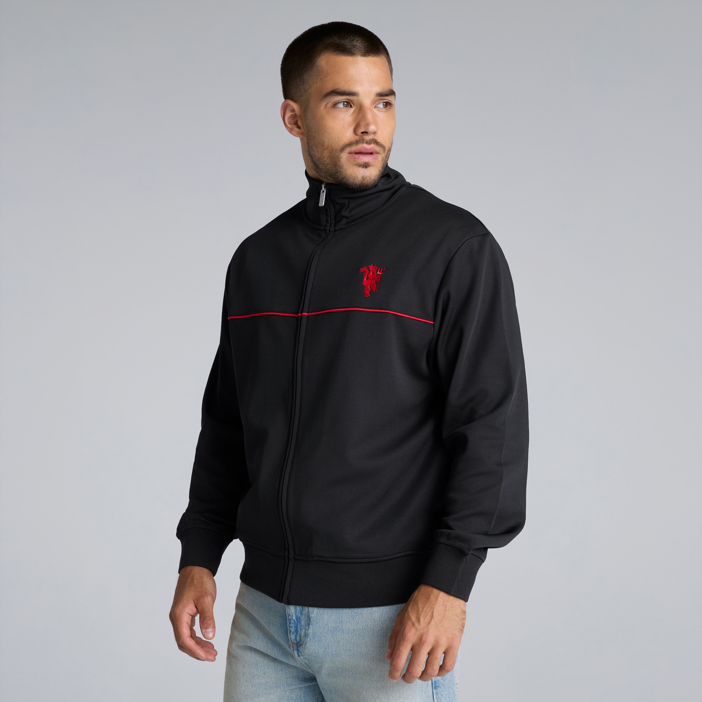 Manchester United There's Nothing on Earth Like Being a Red Track Jacket Black Negro