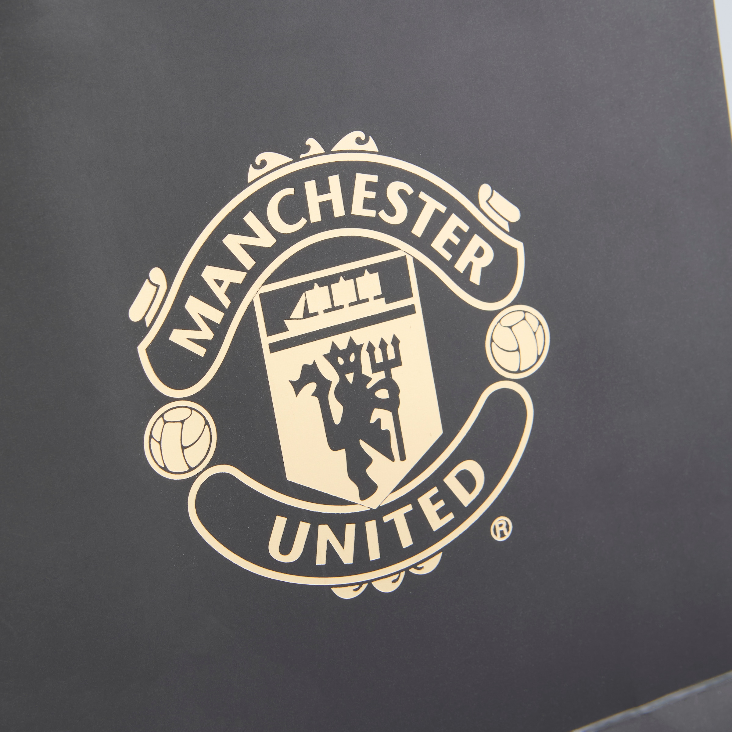 Manchester United Medium Gift Bag 26 x 33 cm Black Schwarz Detail [3-4]