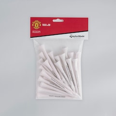 Manchester United X TaylorMade Bag of 20 Golf Tees White