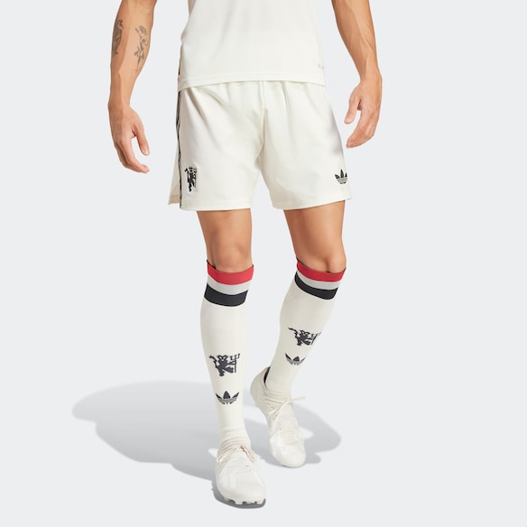 Manchester United Short Auténtico de Third 24/25 Blanco