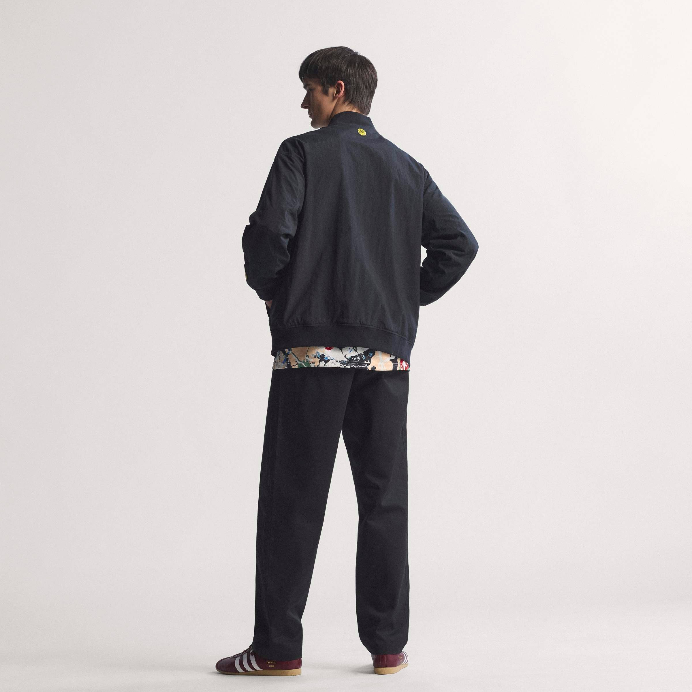 Manchester United x adidas Stone Roses Jacket Black Black Detail [2-10]