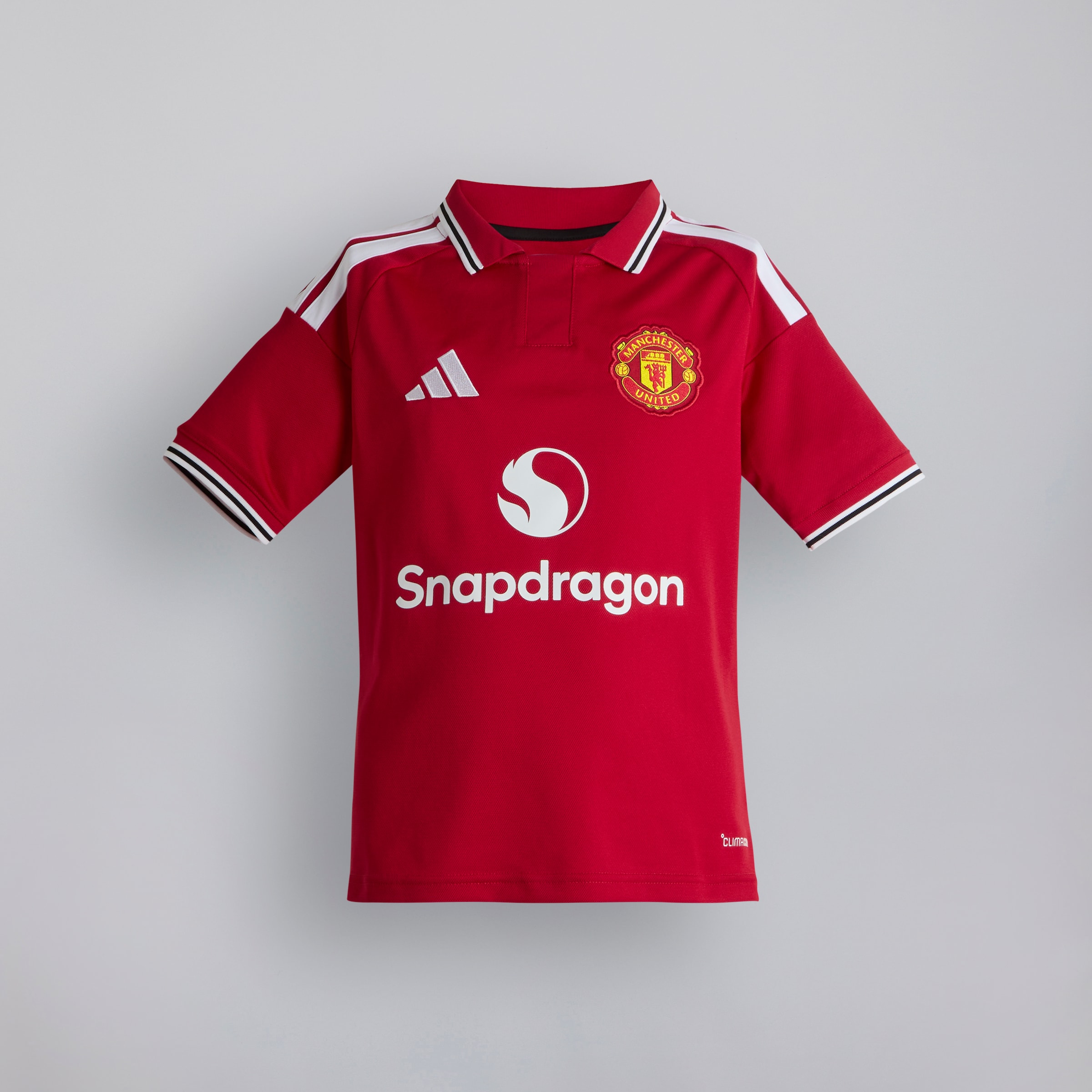 Manchester United 26/27 Home Kids Jersey with Mainoo 37 EPL Printing & Badge Red Detail [2-6]