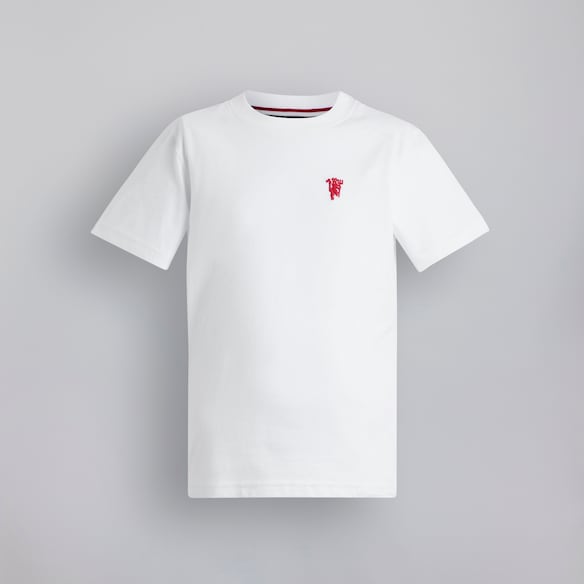 Manchester United Kids Devil Essentials T-Shirt White White