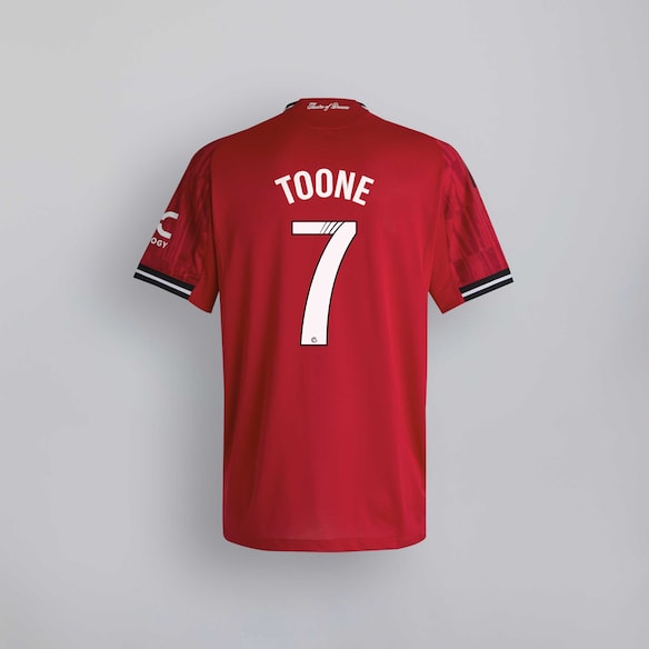 Manchester United 25/26 Home Jersey Womens with Toone 7 WSL Printing Red