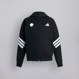 Manchester United x adidas Kids Future Icons Full Zip Hooded Track Top Black