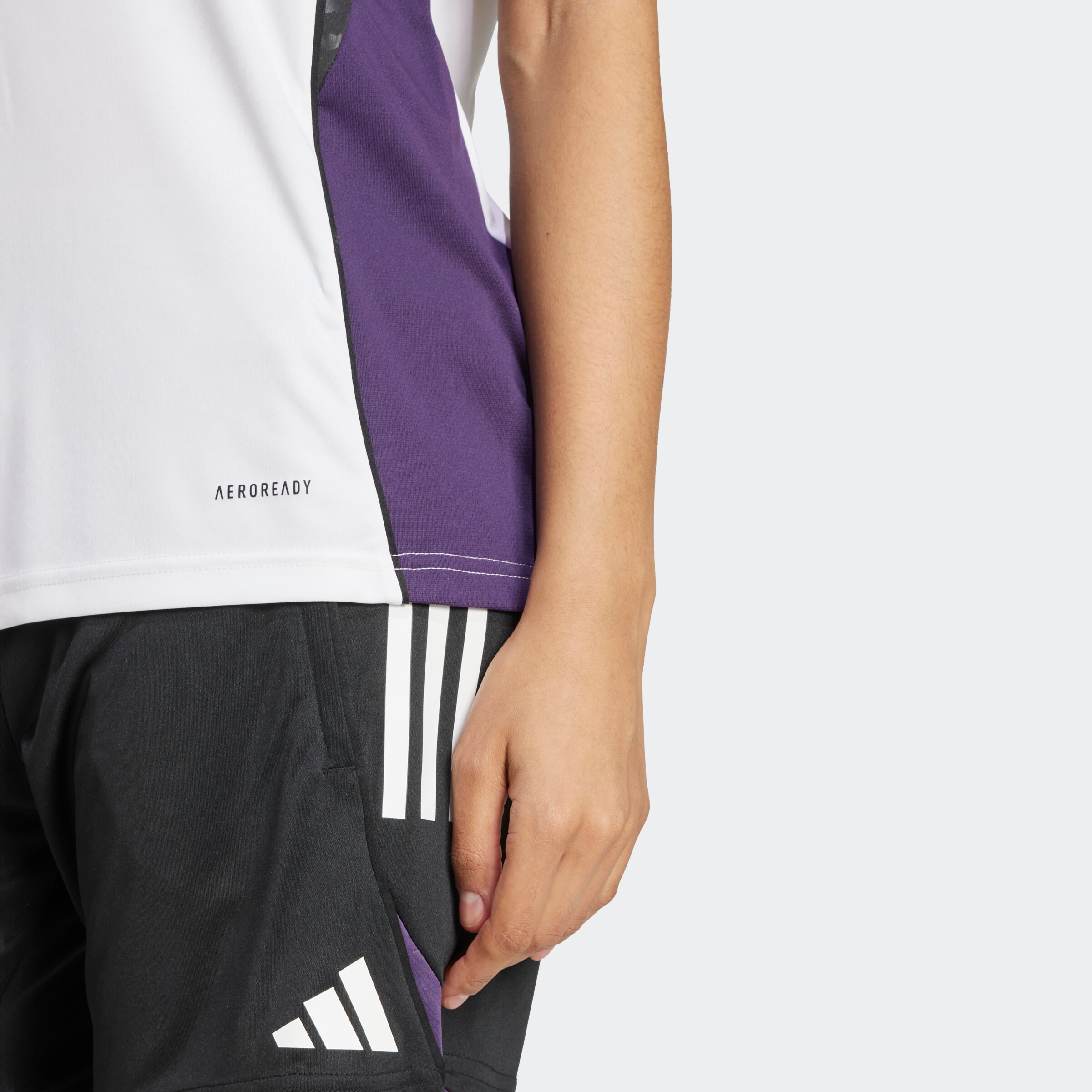 Manchester United Tiro 25 Competition Training Womens Jersey White Detail [4-7]