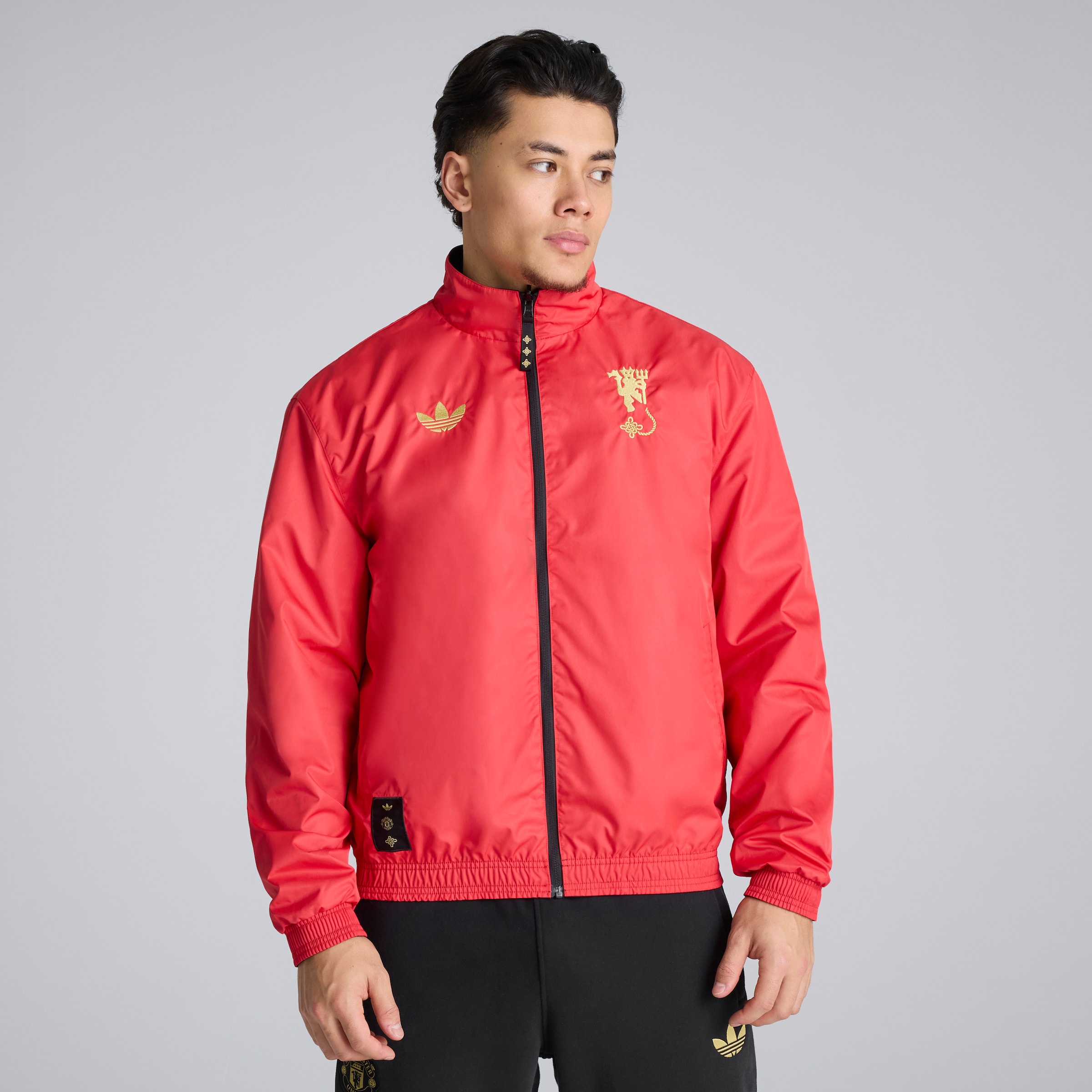 Manchester United Cultural Story Reversible Jacket Noir Détail [8-8]
