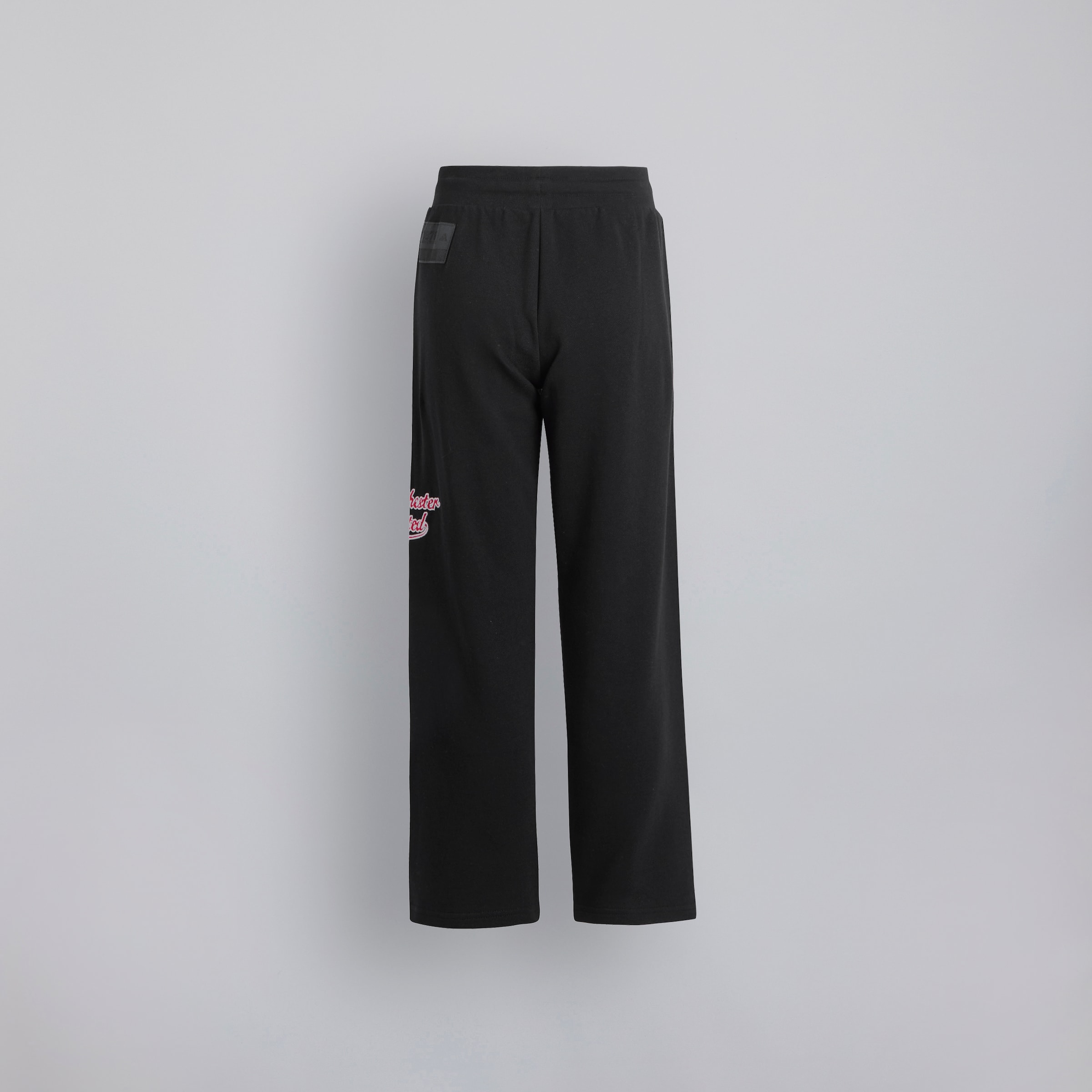 Manchester United x adidas Kids US Pack Tracksuit Bottoms Black Black Detail [2-2]