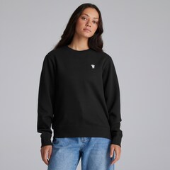 Manchester United Womens Devil Essentials Sweatshirt Black