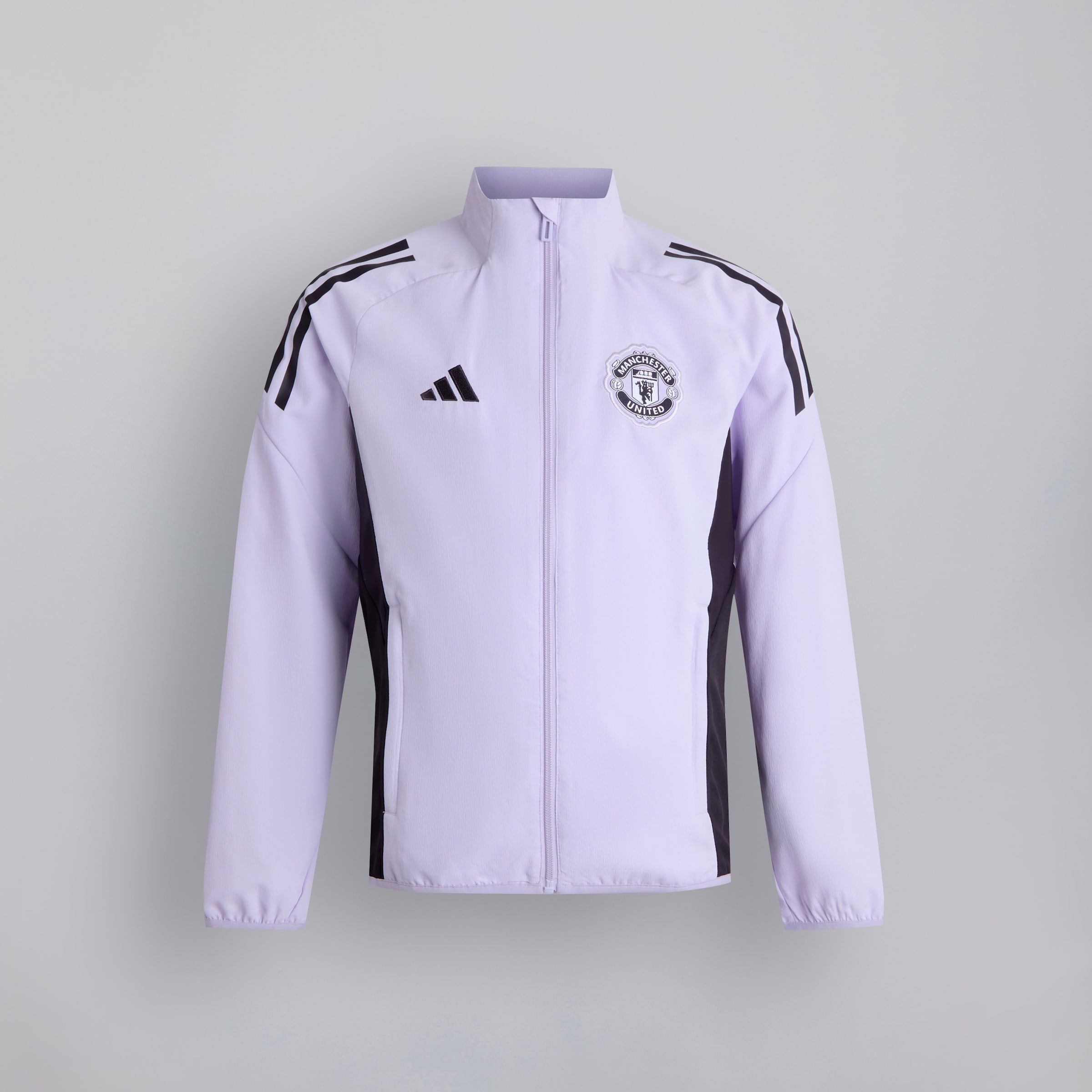 Manchester United Tiro 25 Competition Presentation Jacket Kids Purple