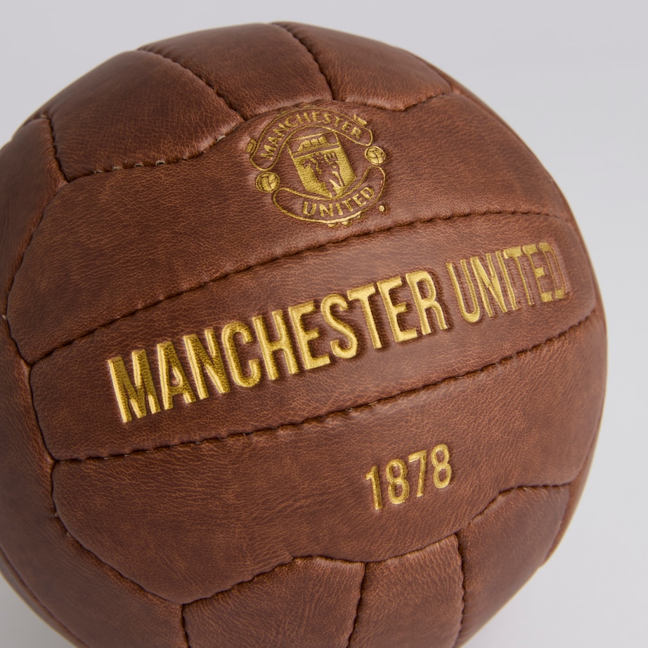 Pallone Da Calcio Man City Retro - Taglia 5, Pelle Heritage, Ufficiale - Foto 9