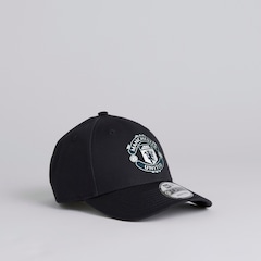 Manchester United x New Era Kids Rubber Woven 9Forty Cap Navy