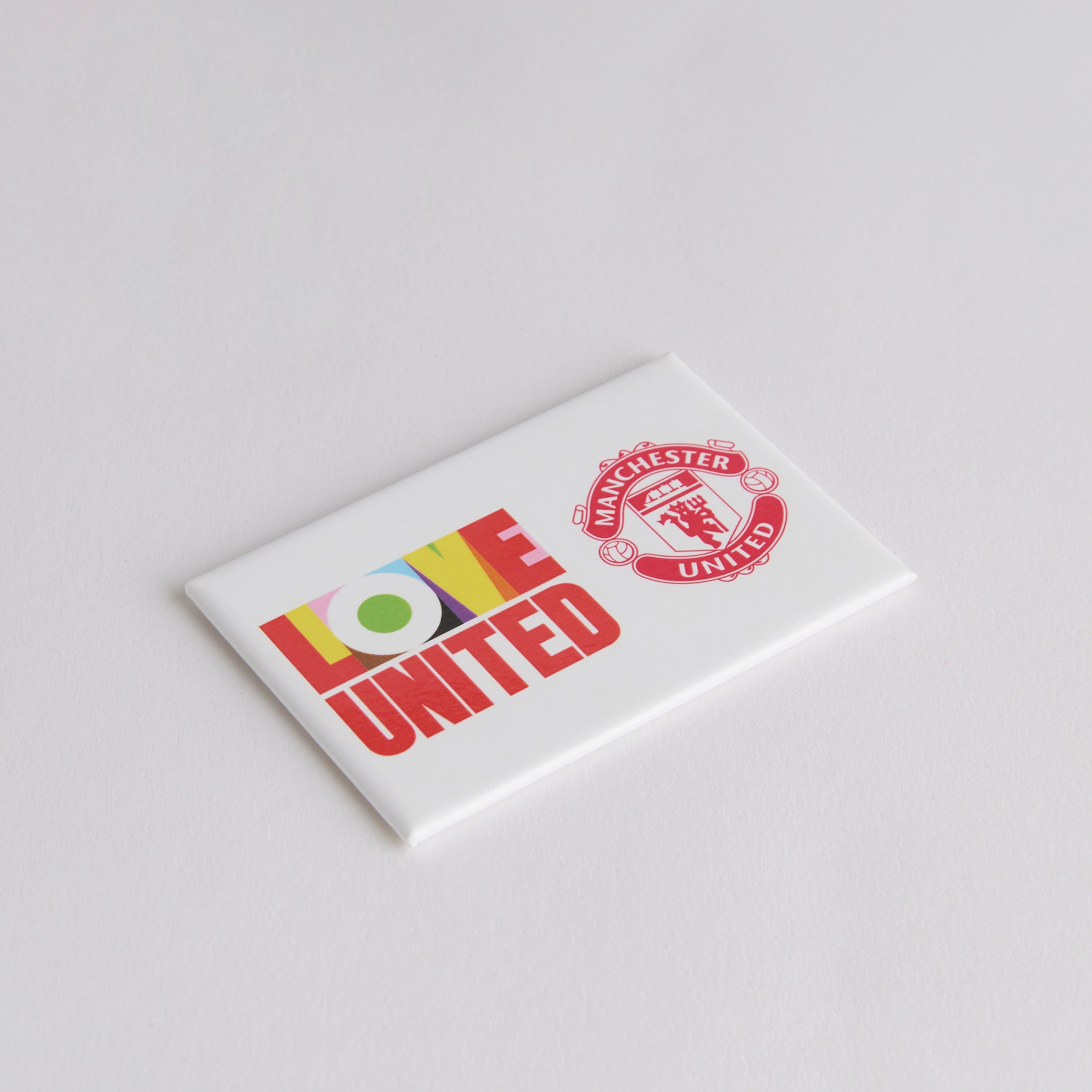 Manchester United Love United Magnet White White Detail [3-4]