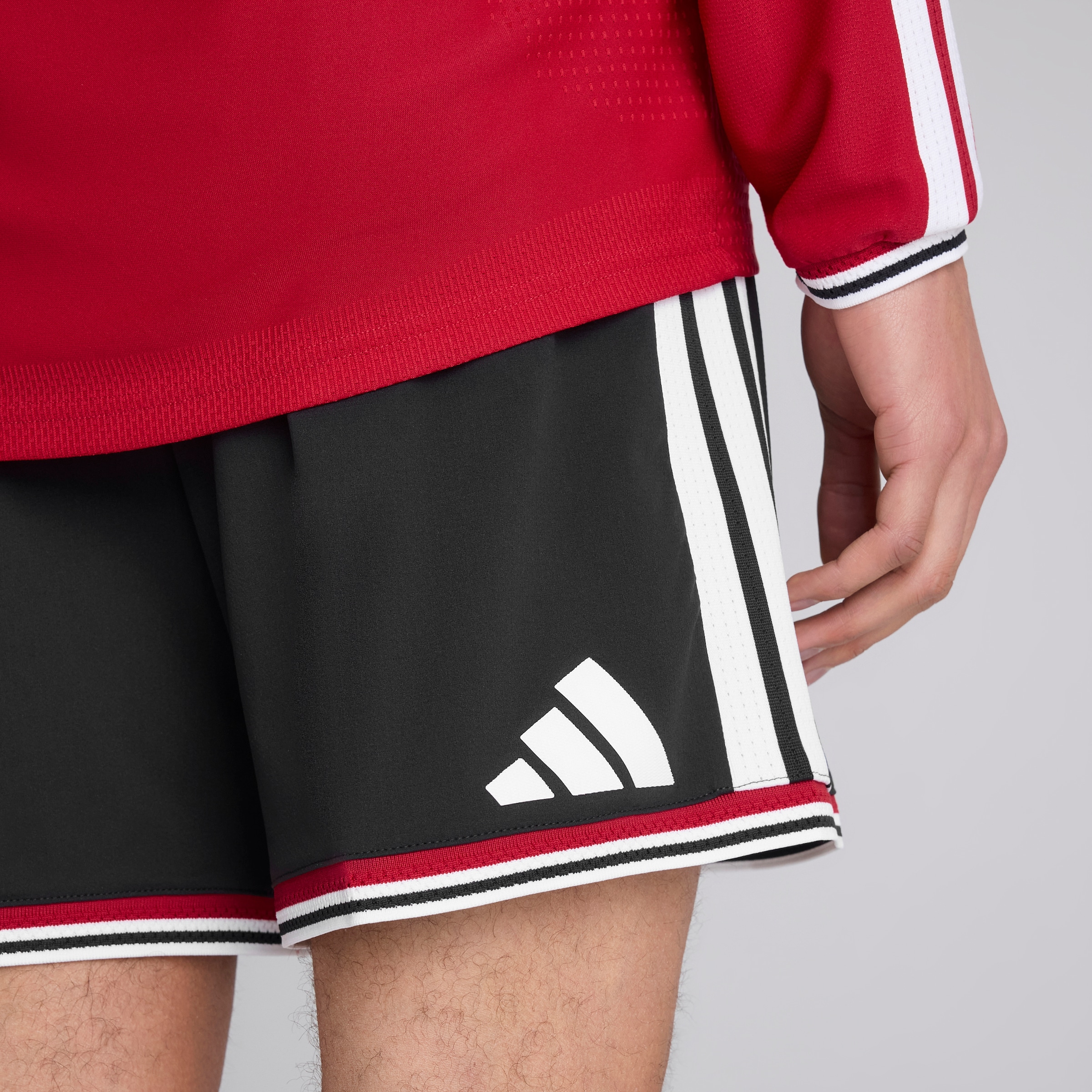 Manchester United 26/27 Home Authentic Shorts Black Noir Détail [5-5]