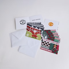 Manchester United Pack of 10 Christmas Cards Multi