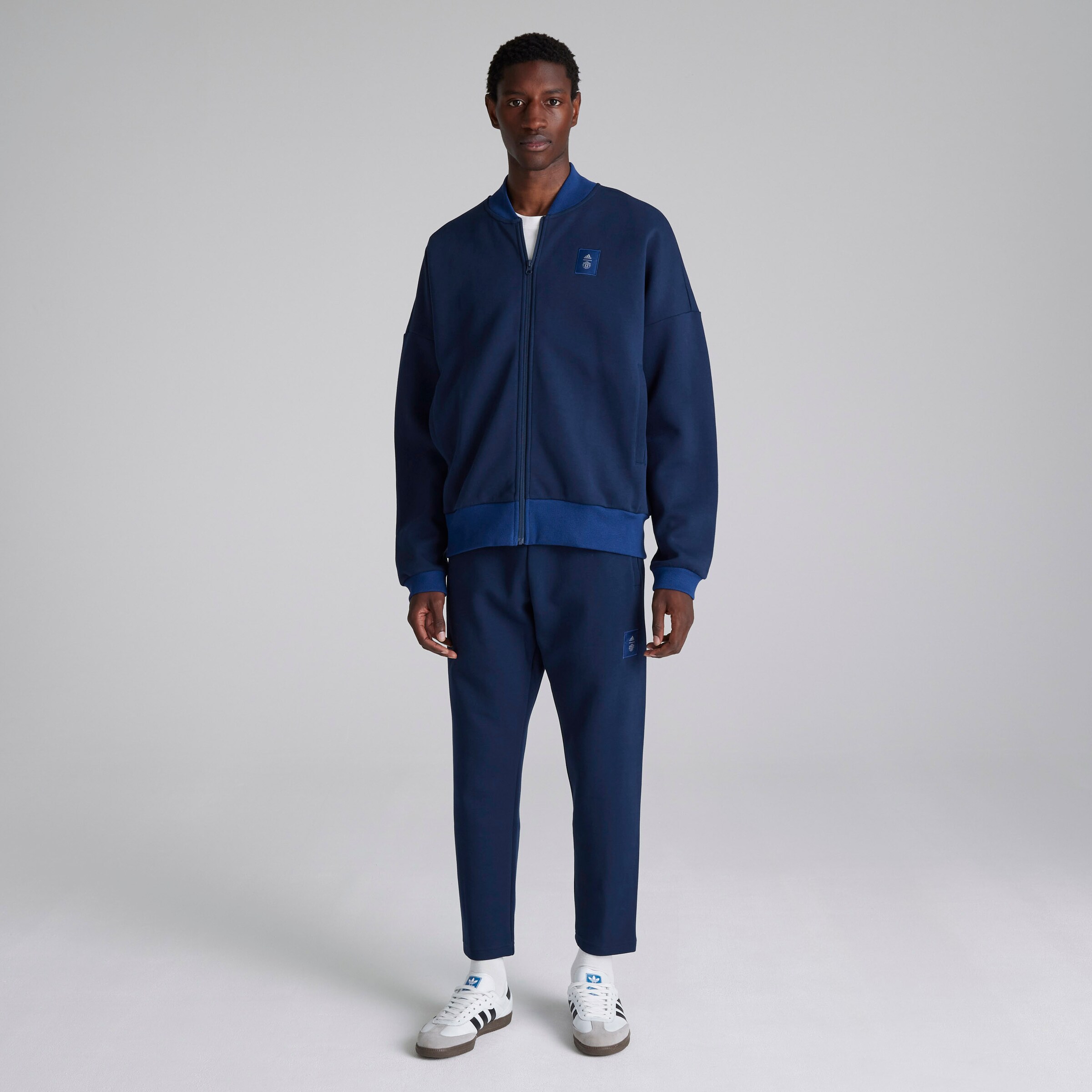 Manchester United Seasonal Track Top Blue Blue Detail [5-5]