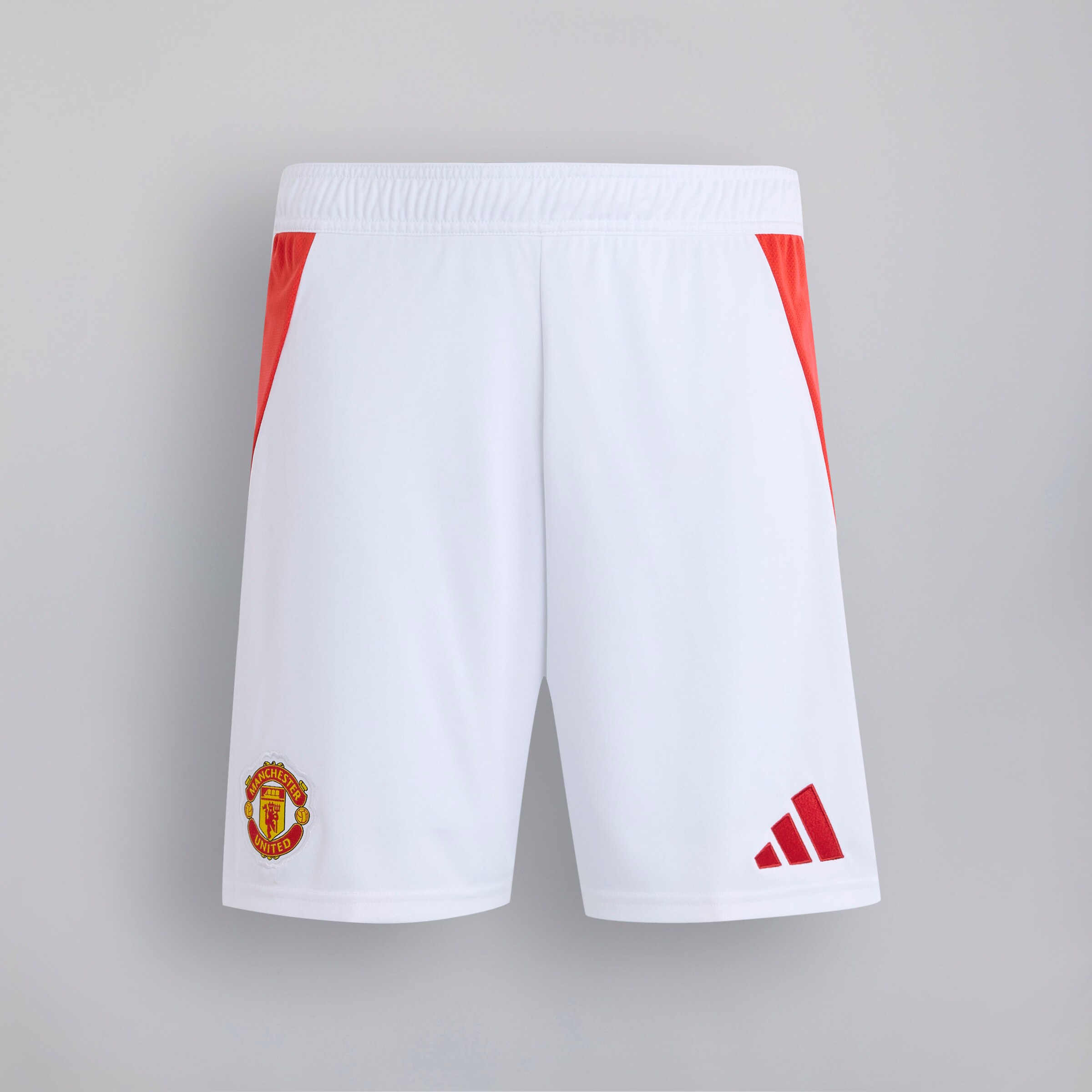 Buy Manchester United 24/25 Home Shorts White | Manchester United Store