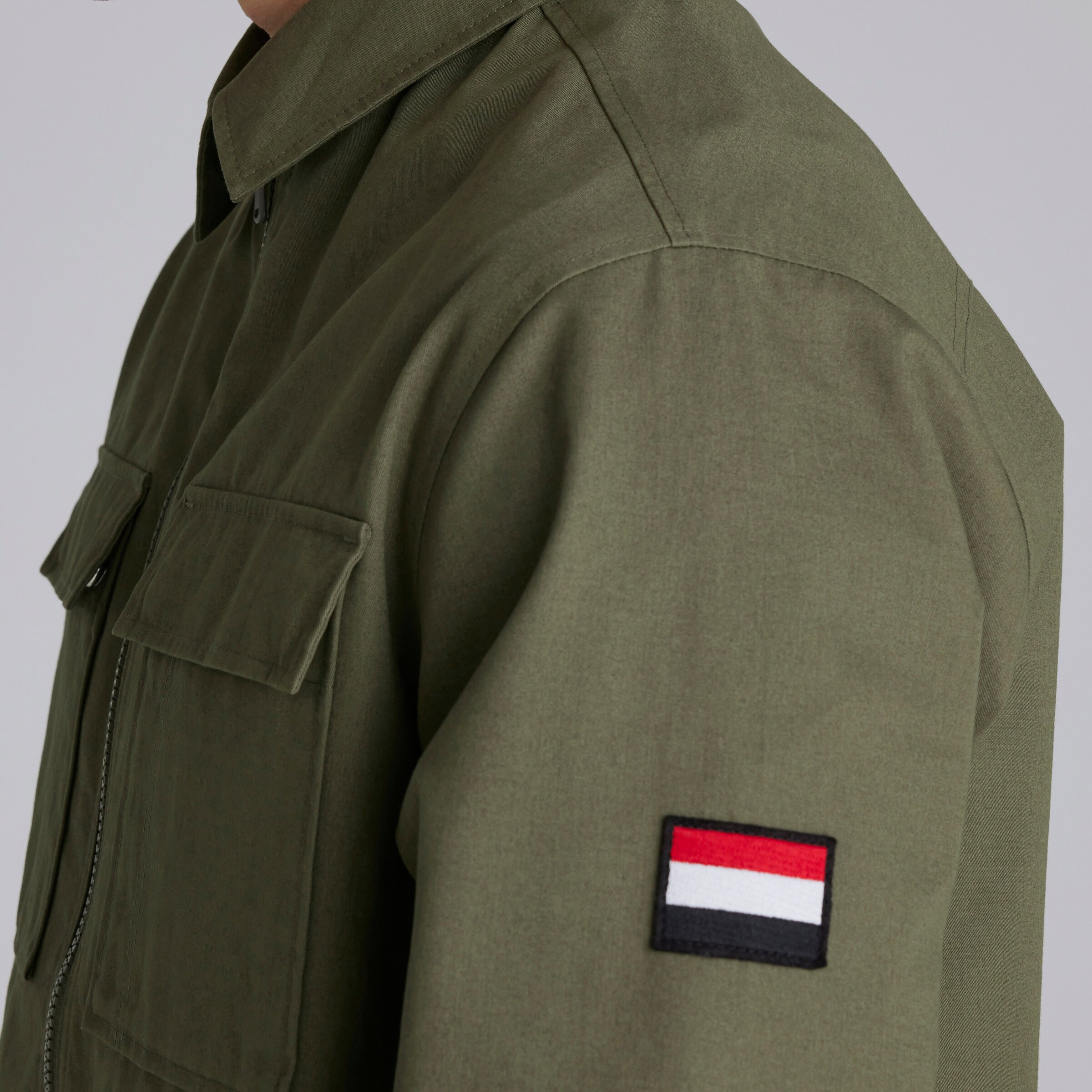 Manchester United Overshirt Khaki Detail [4-5]