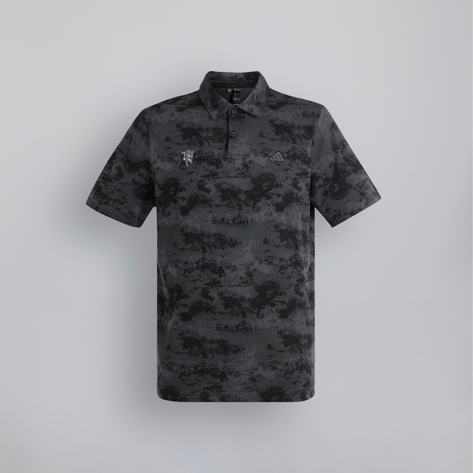 adidas Go-To Camo Golf Polo Shirt - White adidas Go-To Camo Golf Polo Shirt - White