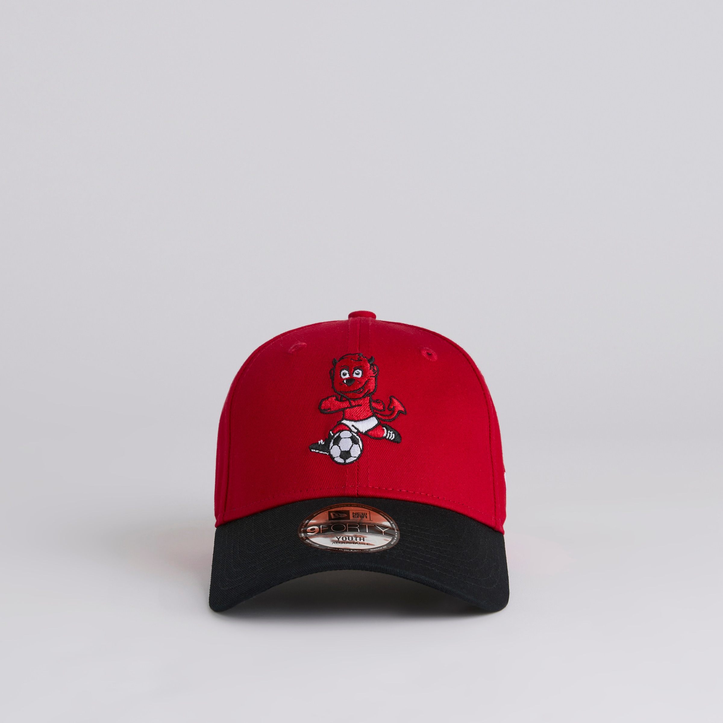 Manchester United x New Era Kids Fred the Red 9Forty Cap Red Red Detail [2-4]