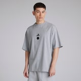 Manchester United x adidas Future Icons Short T-Shirt Grey Marl