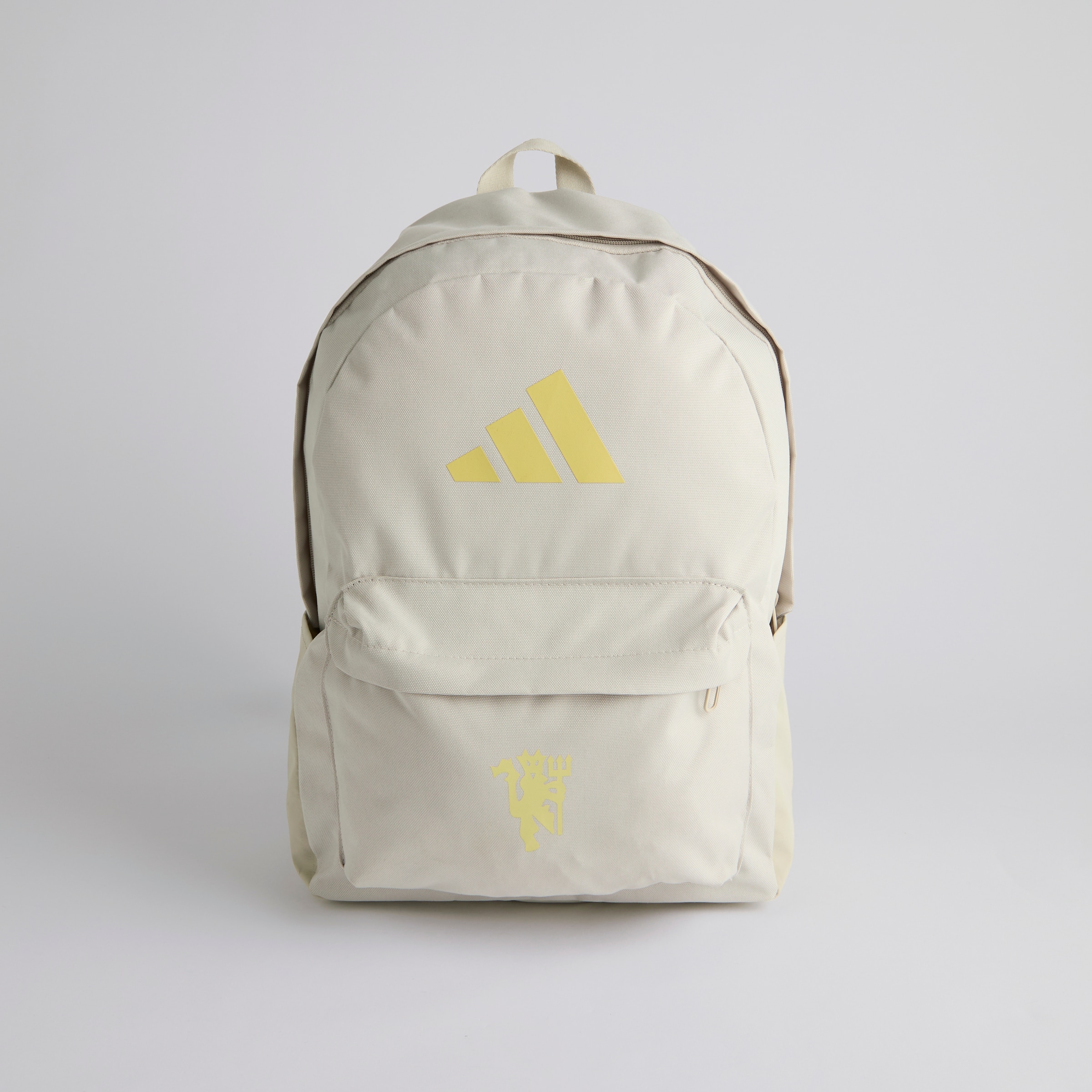 Manchester United x adidas Essentials Classic 3 Bars Backpack Beige Beige