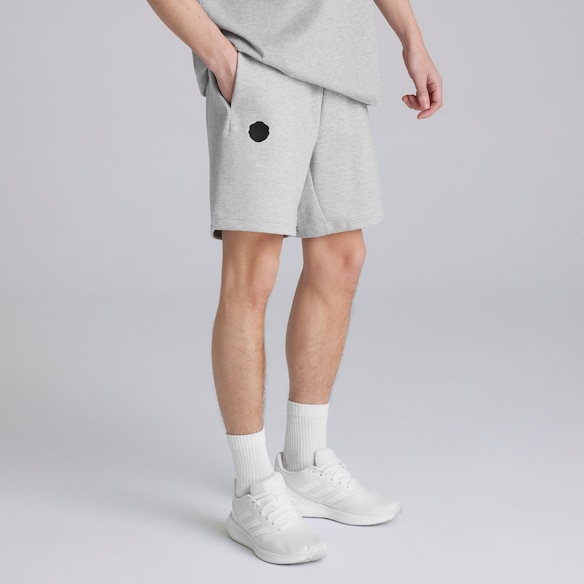 Manchester United x adidas Future Icons Short Grey Marl Grey